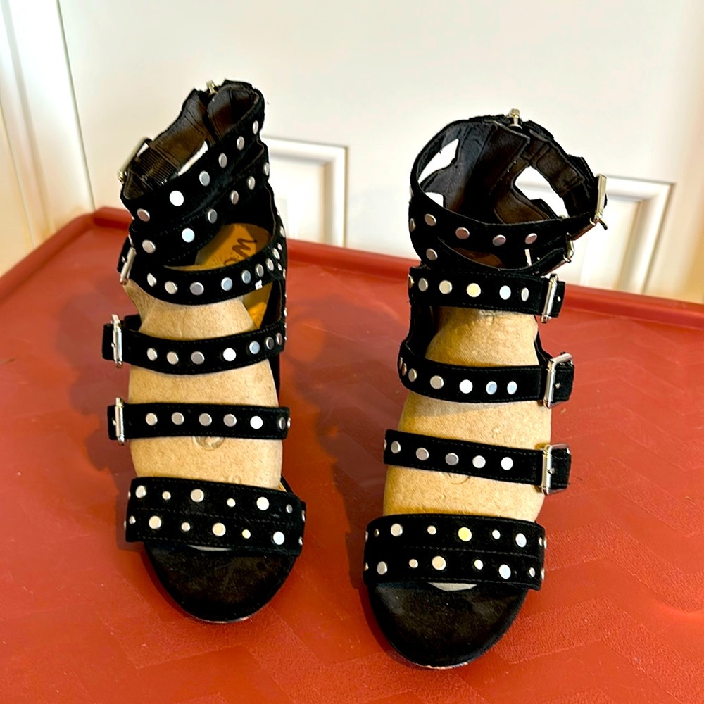 Sam Edelman suede sandals with 3” heel